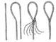 собрание слинга веревочки провода 12mm, рука соединило слинг веревочки провода